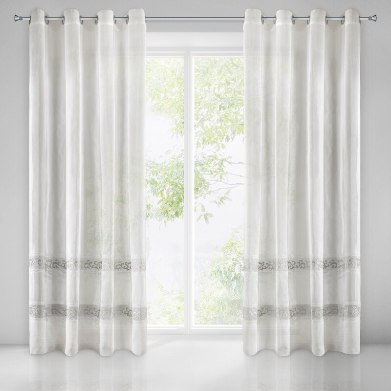Firana gotowa Anne biała 140 x 270 cm – wniesie lekkość