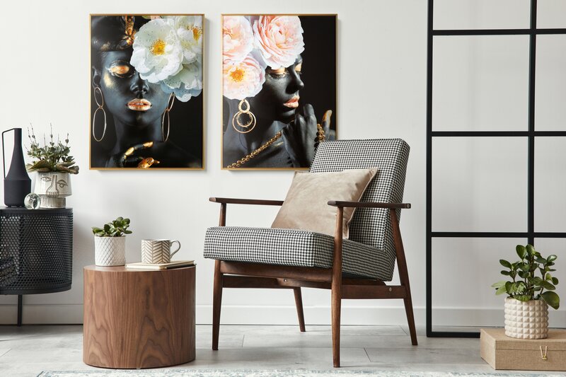 OBRAZ 544B 60 X 80 CM CZARNY