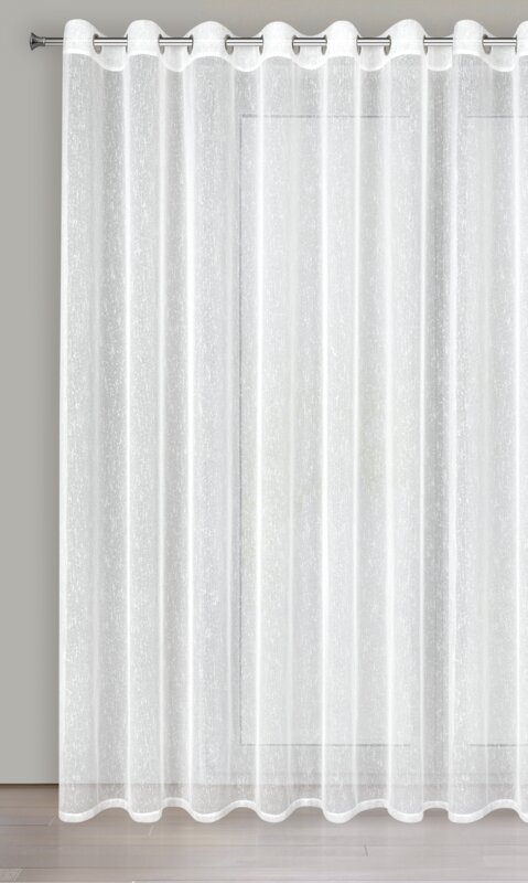 Firana gotowa Kelly biały 300 x 250 cm – rozprasza światło