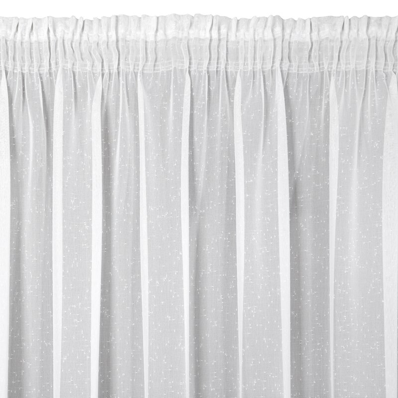 Firana gotowa Angela biała 350 X 250 cm – filtruje światło