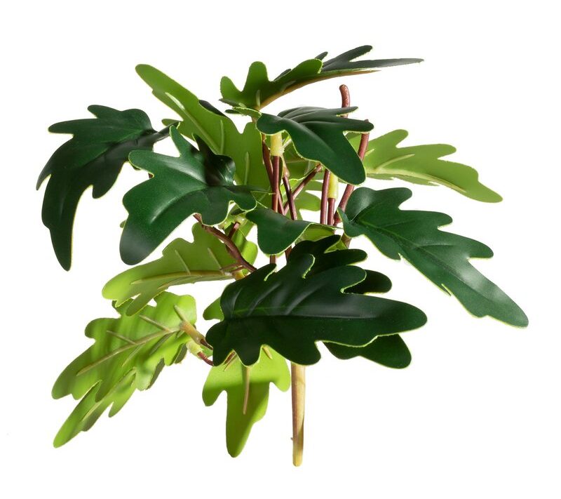 Kwiat Natura zielony 20 cm – do dekoracji wnętrz
