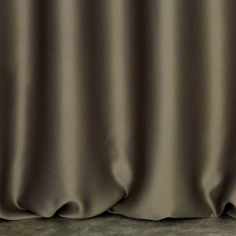 Zasłona gotowa Harmony brązowa 140 X 250 cm – zaciemnia i chroni prywatność