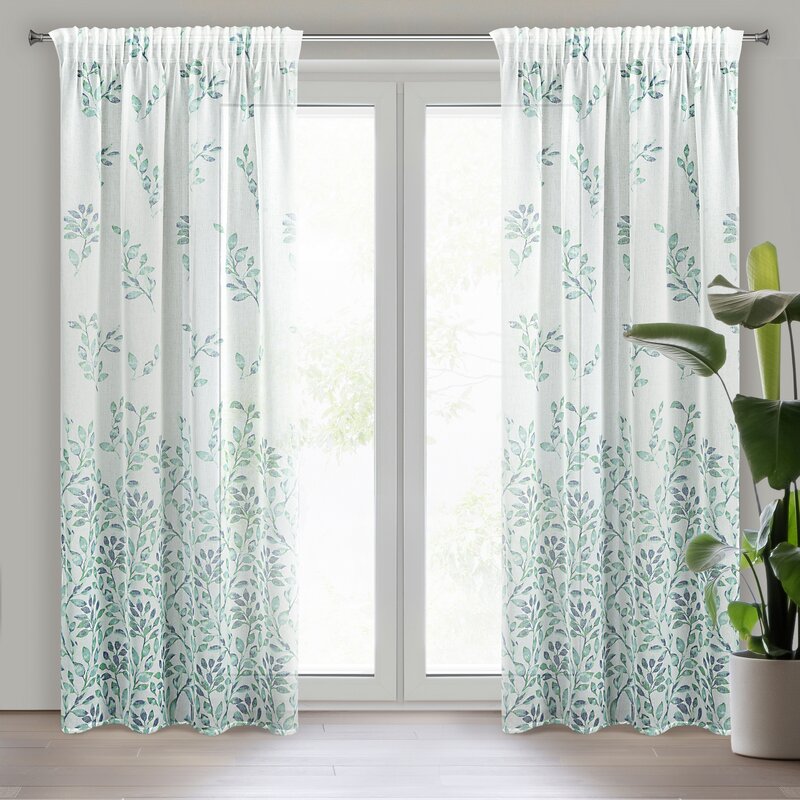 Zasłona gotowa Clarissa D91 biała 140 X 270 cm – delikatnie filtruje światło