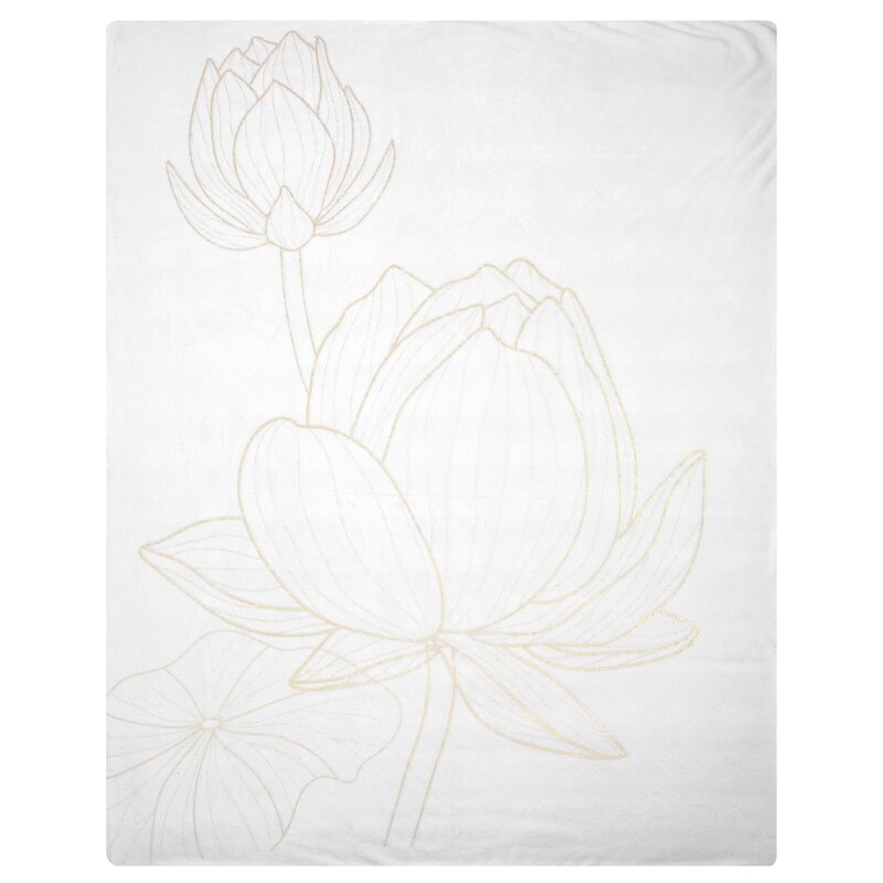 Koc LILI 1 biały 150 X 200 CM – miękki i otulający
