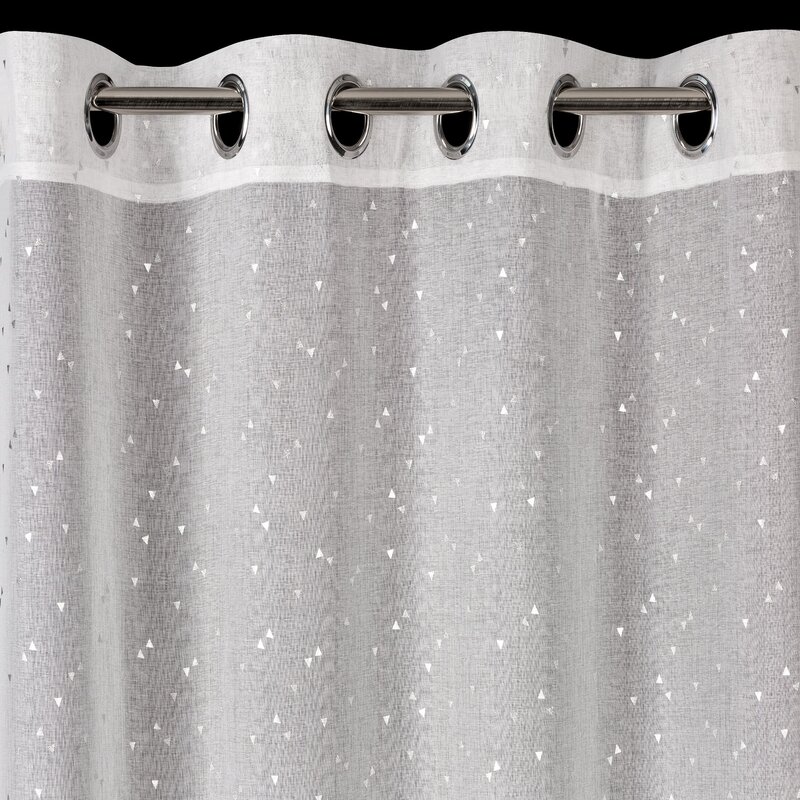 Zasłona gotowa RIVIA biała 140 X 250 CM – rozświetla wnętrze