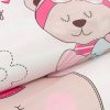 Komplet pościeli dziecięcej KID 13 biała 100 X 135 CM – 100% bawełna