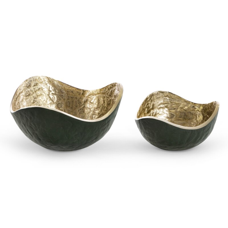 Misa metalowa Pedro3 ciemnozielona 25 x 25 x 13 cm – idealna na stół