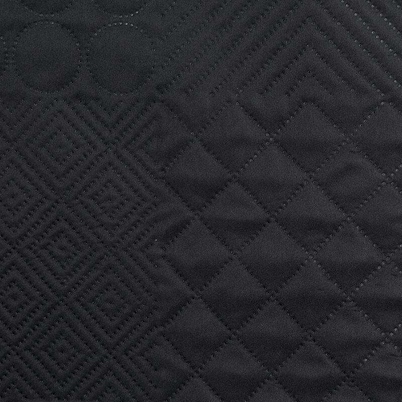 Narzuta microfibra czarna 170 x 210 cm – ochrona i styl