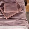 Ręcznik kąpielowy 50X90 cm bawełniany kolor pudrowy róż, liliowy z 480 g/m2 AVINION1 – otula miękkością