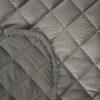 Narzuta velvet LORI srebrna 170 x 210 cm – nada blasku sypialni