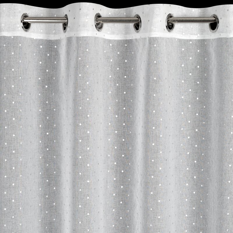 Firana gotowa Doti biała 140 x 250 cm – rozjaśnia wnętrze