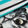 Pościel bawełniana D91 KID 15 biała 140 X 200 CM – z uroczym nadrukiem