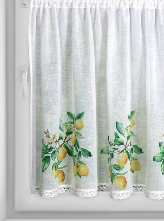 Firana gotowa Cloe biała 150 x 90 cm – rozprasza światło