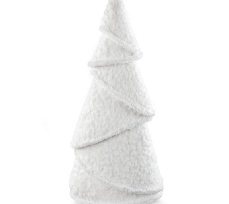 Figurka świąteczna biała 36 x 21 x 69 cm – idealna dekoracja