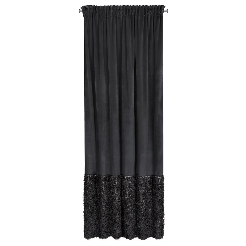 Zasłona gotowa Marion czarna 140 x 270 cm – zaciemnienie i relaks