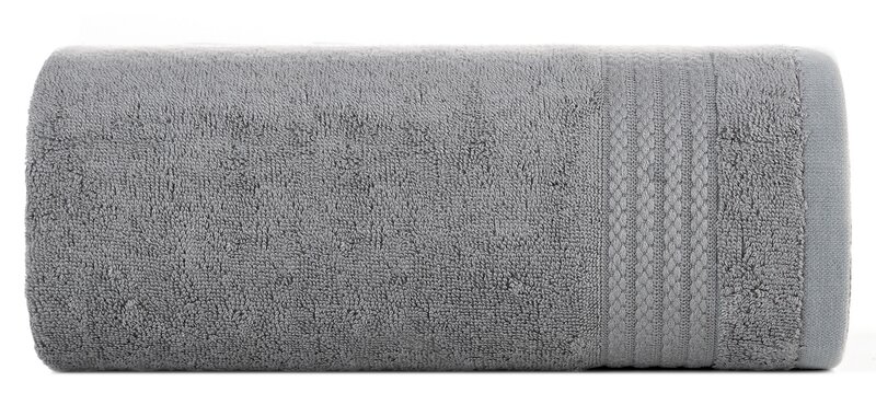 Ręcznik modal LARIS stalowy 50 x 90 cm – miękki i chłonny