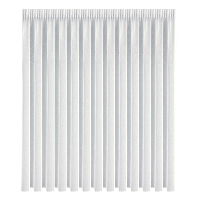 Firana gotowa Kleo biała 345 x 260 cm – rozprasza światło
