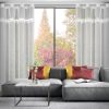 Firana gotowa Kiara biała 140 x 250 cm – subtelnie rozjaśnia