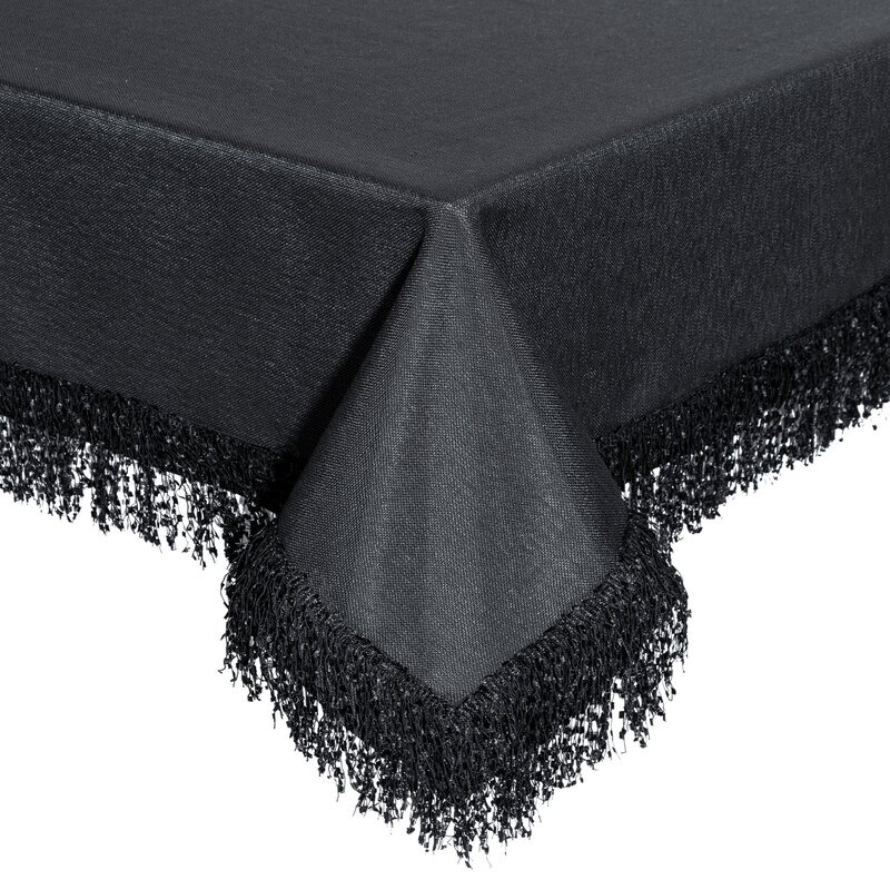 Obrus Jasper czarny 140 x 260 cm – idealny na stół
