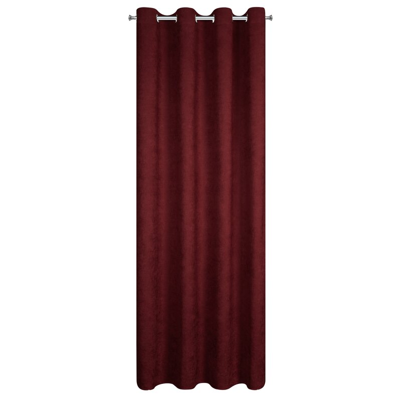 Zasłona gotowa bordowa 140 x 250 cm – zaciemniająca wnętrze