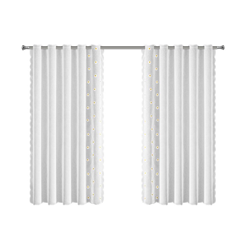 Firana gotowa Bellis biała 140 x 180 cm – rozprasza światło