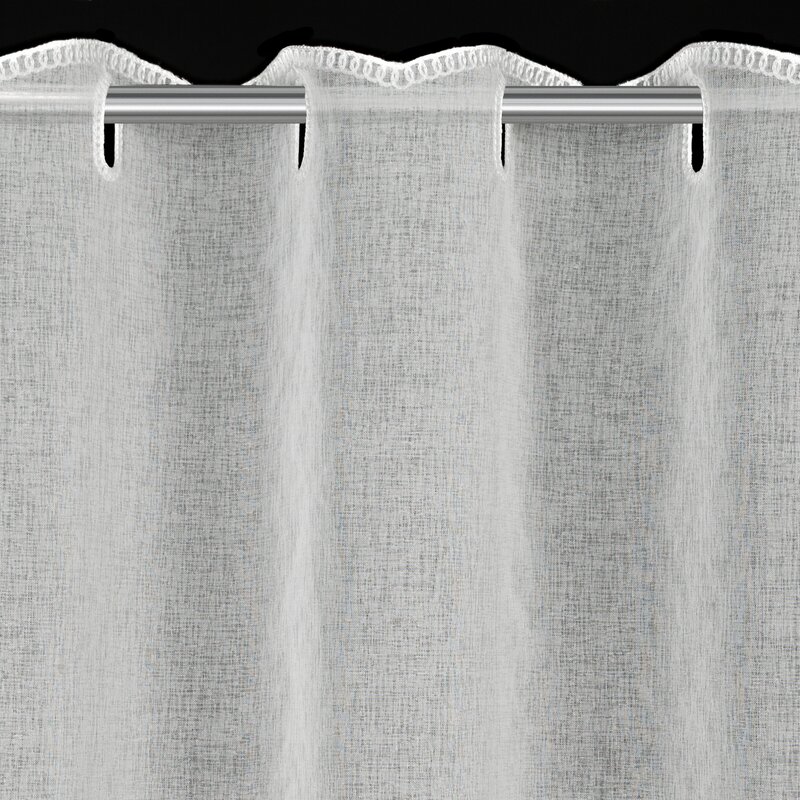Firana gotowa Bellis biała 150 x 70 cm – wprowadza świeżość