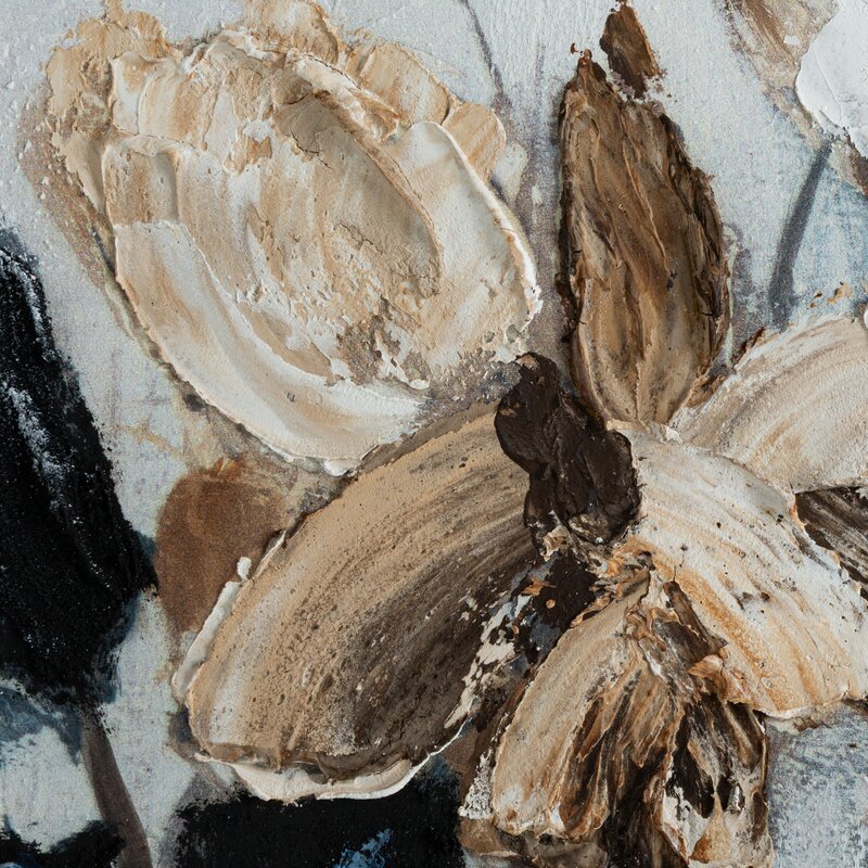 OBRAZ 691 80 X 80 CM KREMOWY
