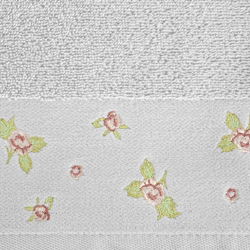 Ręcznik Dalia srebrny 70 x 140 cm – miękki i chłonny