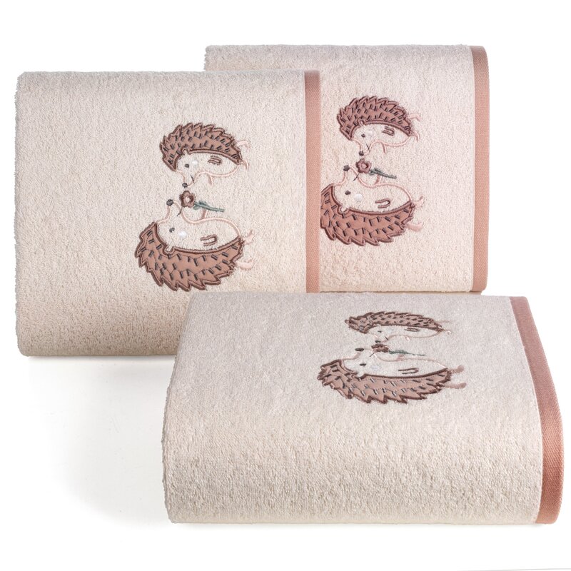 Ręcznik dla dziecka Baby68 różowy 15 x 21 cm – delikatny dla skóry