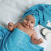 Ręcznik dla dziecka BABY70 niebieski 15 x 21 cm – delikatny dla skóry