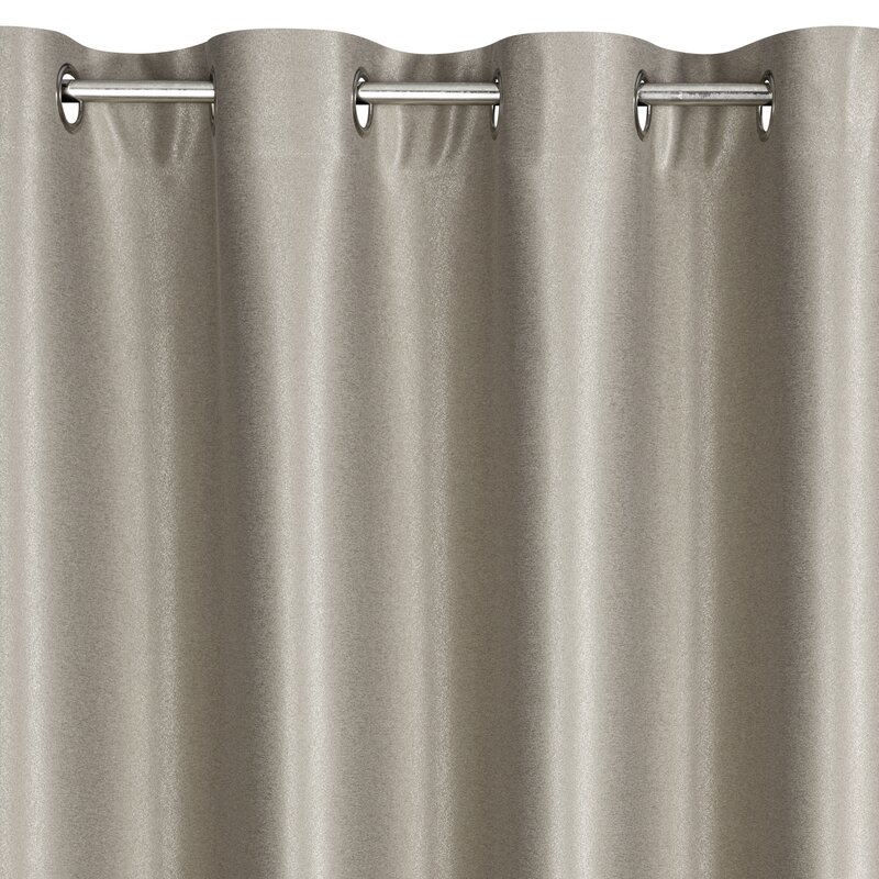 Zasłona gotowa Selina ciemnobeżowa 140 x 250 cm – zaciemniająca