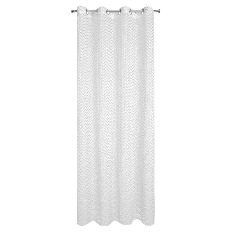 Firana gotowa Lily biała 140 X 250 CM – lekkość i blask