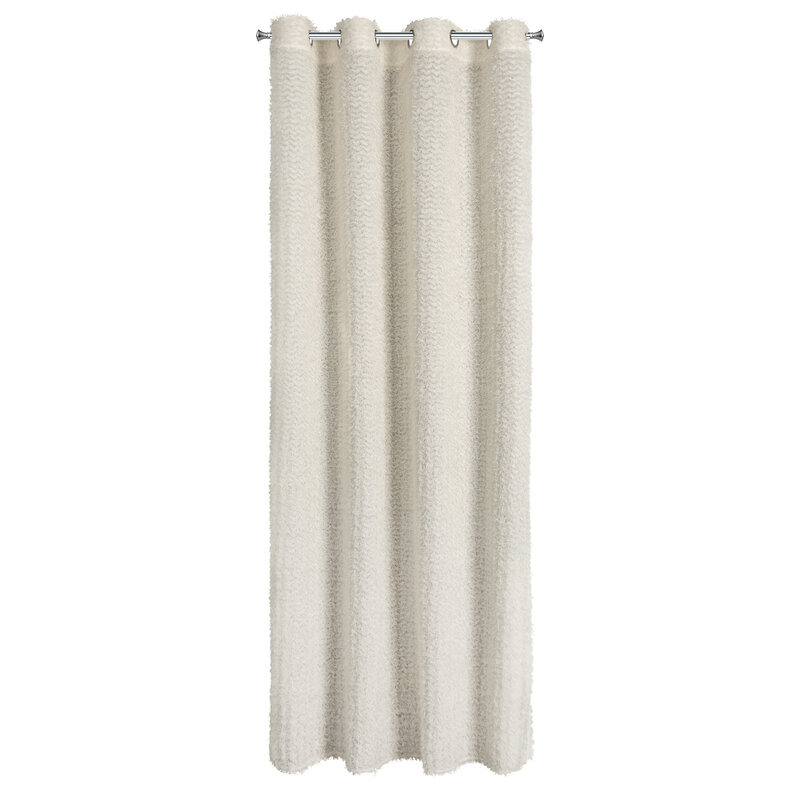 Zasłona gotowa Eva Minge kremowa 135 x 250 cm – wprowadza przytulność