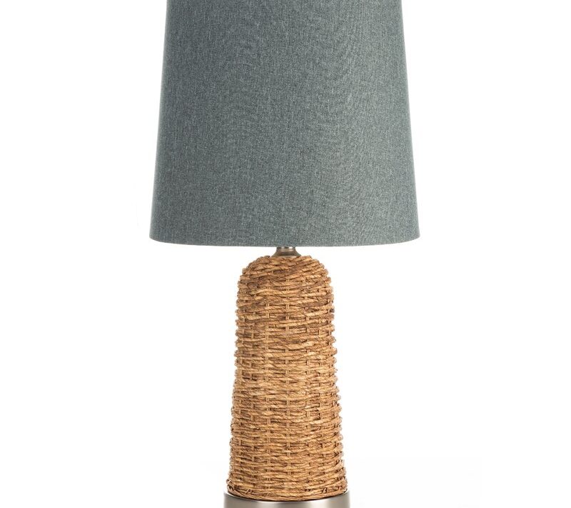 Lampa stojąca Arlo szara O 32 x 71 cm – tworzy przytulny klimat