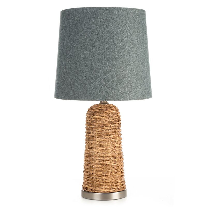 Lampa stojąca Arlo szara O 32 x 71 cm – tworzy przytulny klimat