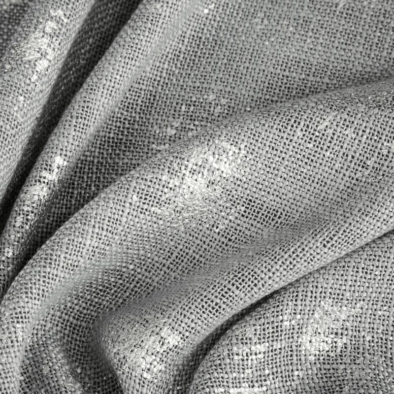 Zasłona gotowa Solana srebrna 140 x 250 cm – zaciemnia pomieszczenie