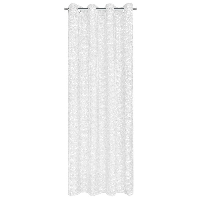 Zasłona gotowa Ellissa biała 140 x 250 cm – rozjaśnia wnętrze