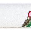 RĘCZNIK ŚWIATECZNY SANTA22 70 X 140 CM BIAŁY