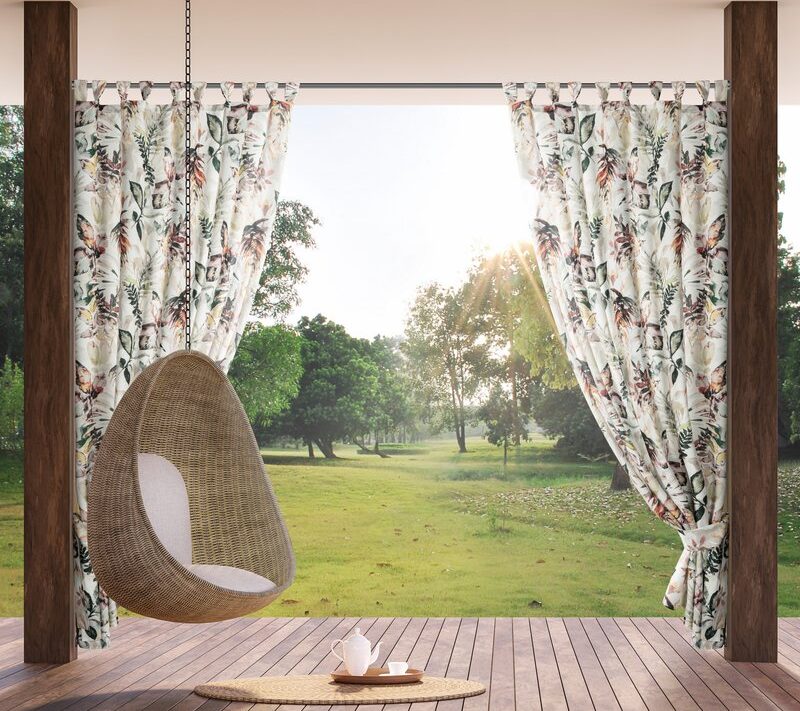 Zasłona gotowa Garden2 biała 155 x 240 cm – ochrona przed słońcem