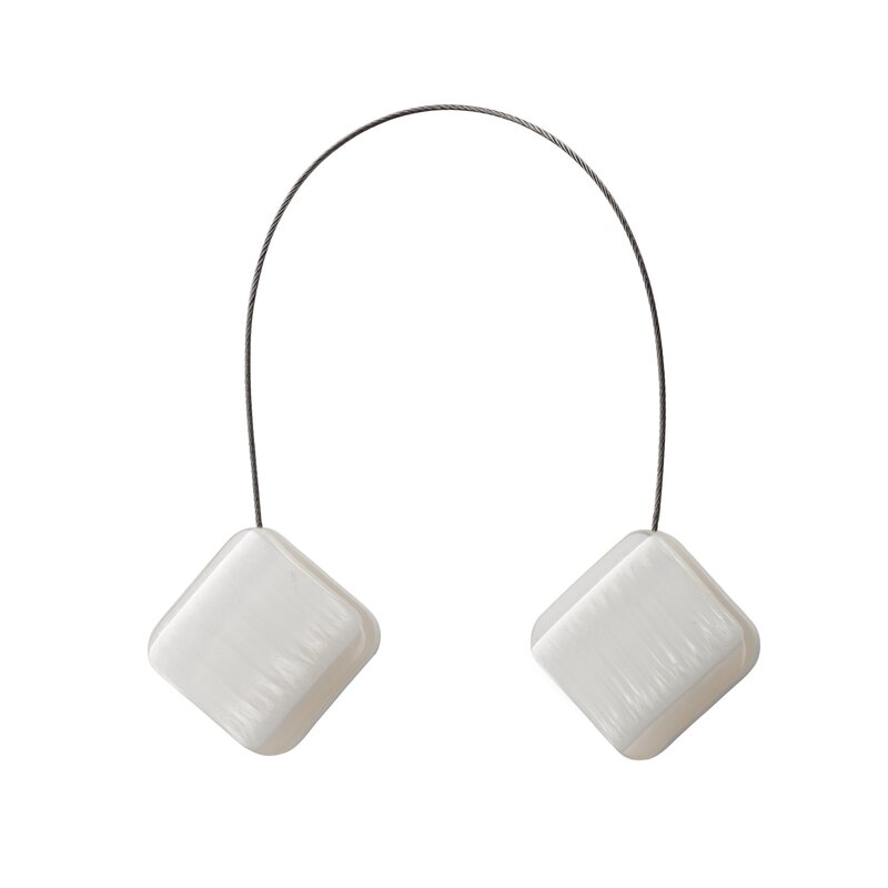 Upinacz magnetyczny kremowy 4 x 13 cm – do firan i zasłon