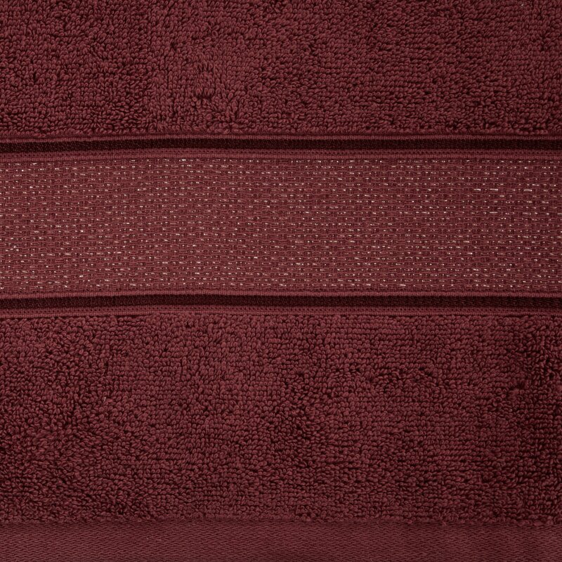 Ręcznik Lurex bordowy 50 x 90 cm – miękki i chłonny