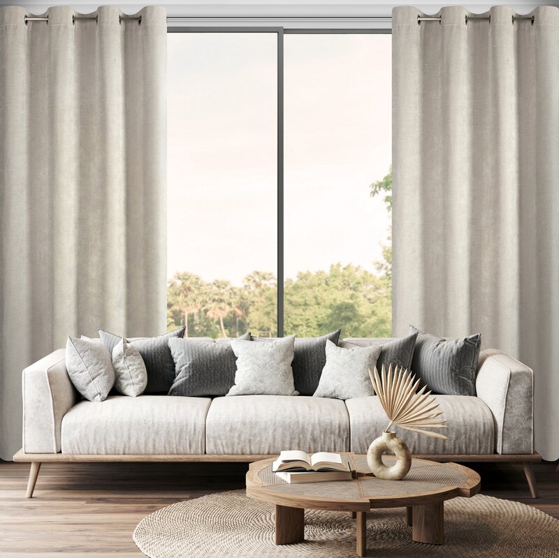 Zasłona gotowa Nilo beżowa 140 x 250 cm – przytulna atmosfera w domu