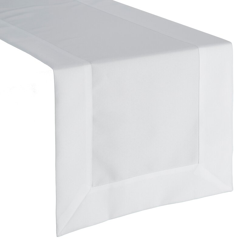 Bieżnik Lucy biały 40 x 180 cm – doda blasku wnętrzu