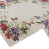 Obrus gobelinowy GOB/CHO/SPRING naturalny 100x100 – wprowadza przytulność