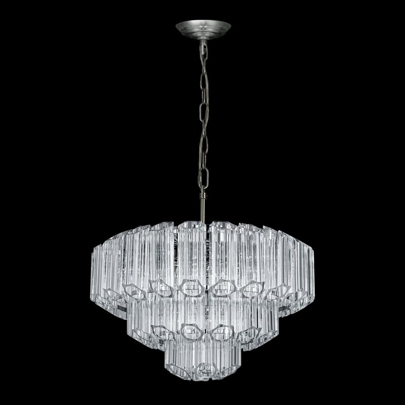 Lampa wisząca DANA transparentna 50 x 150 cm – rozświetli wnętrze