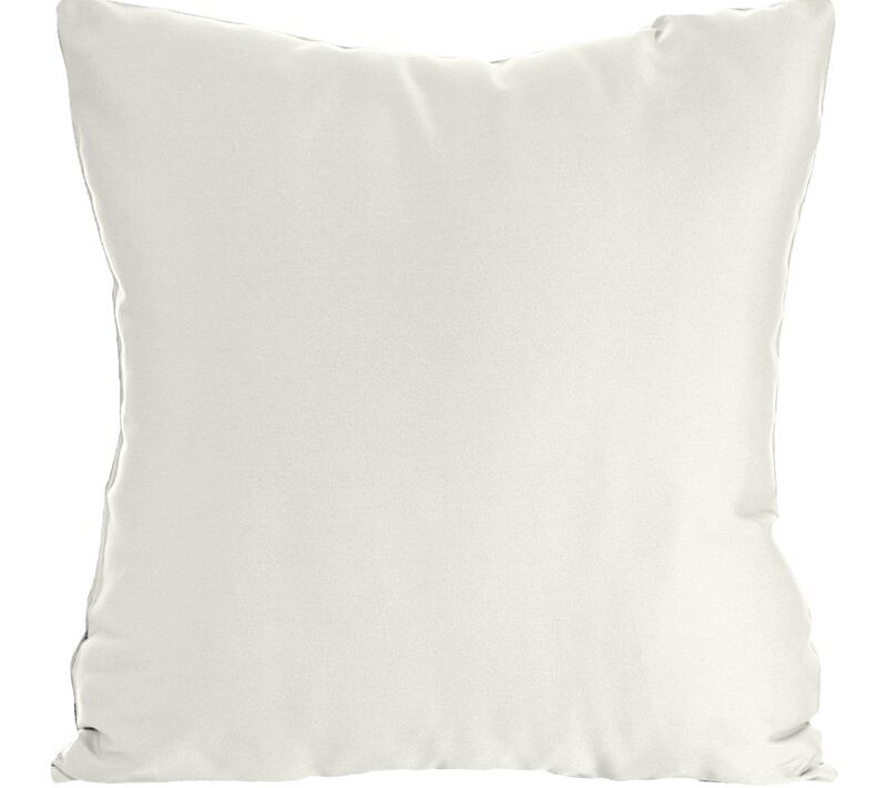 Poszewka na poduszkę kremowa 40 x 40 cm – subtelnie rozjaśnia
