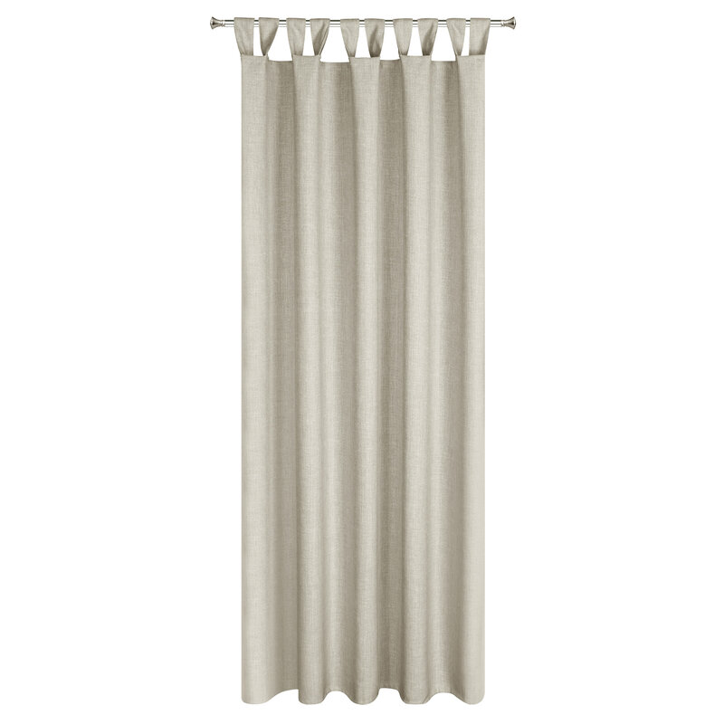 Zasłona gotowa beżowa 155 x 260 cm – ochrona przed słońcem