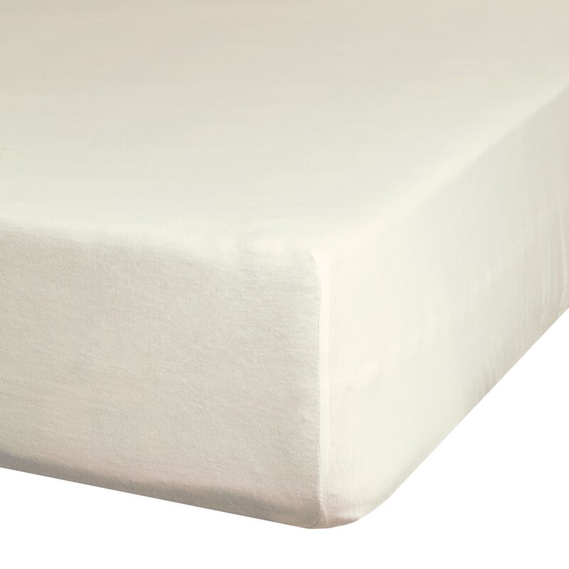 Prześcieradło z gumką Nova kremowe 220 x 200 x 30 cm – oddychające i miękkie