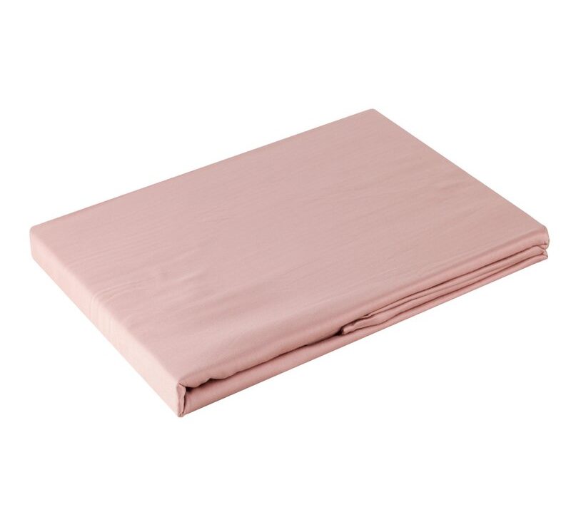 Prześcieradło Nova pudrowy róż 220 x 210 cm – delikatne dla skóry