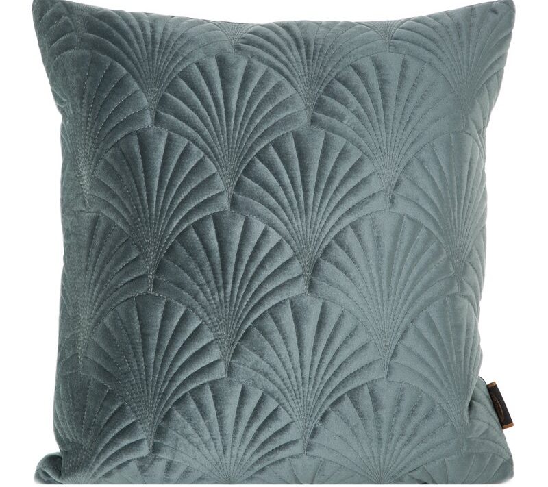 Poszewka velvet ciemnomiętowa 45 x 45 cm – doda głębi wnętrzu